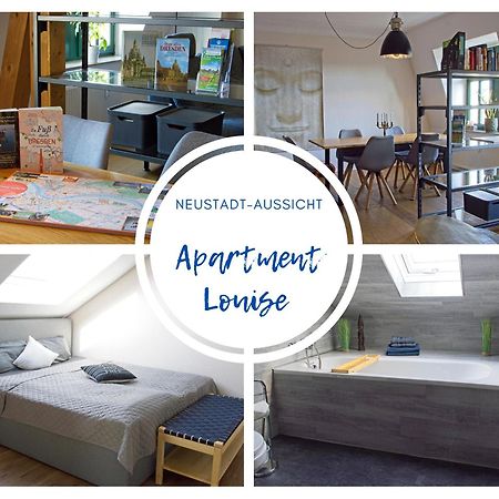Neustadt-Aussicht - Grosse Wohnung Mit Balkon Dresden Luaran gambar