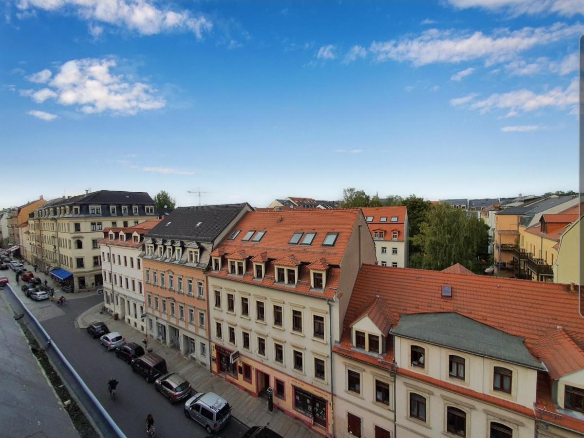 Neustadt-Aussicht - Grosse Wohnung Mit Balkon Dresden Luaran gambar