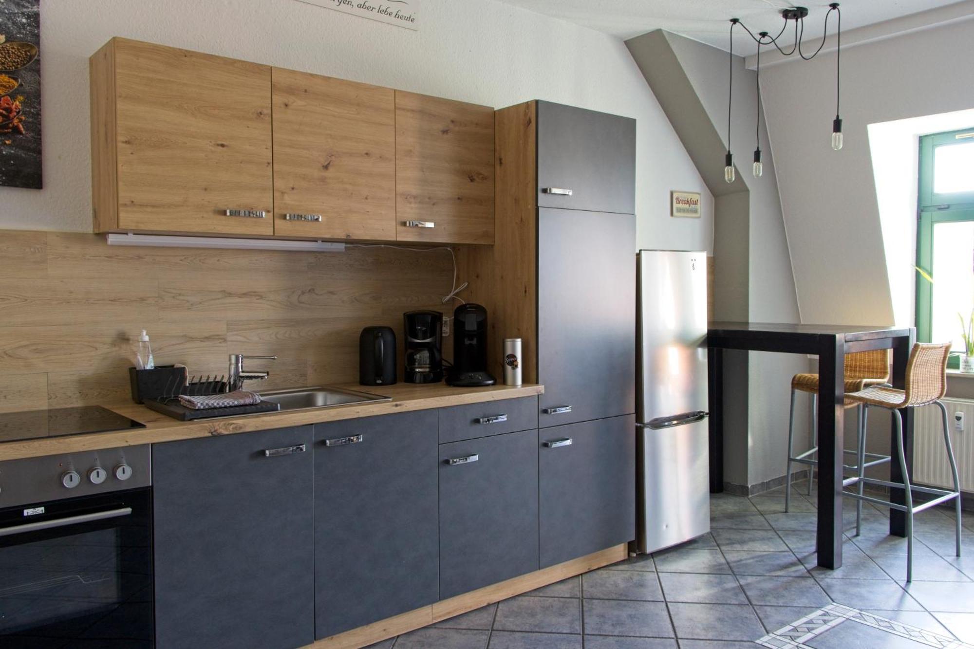 Neustadt-Aussicht - Grosse Wohnung Mit Balkon Dresden Luaran gambar