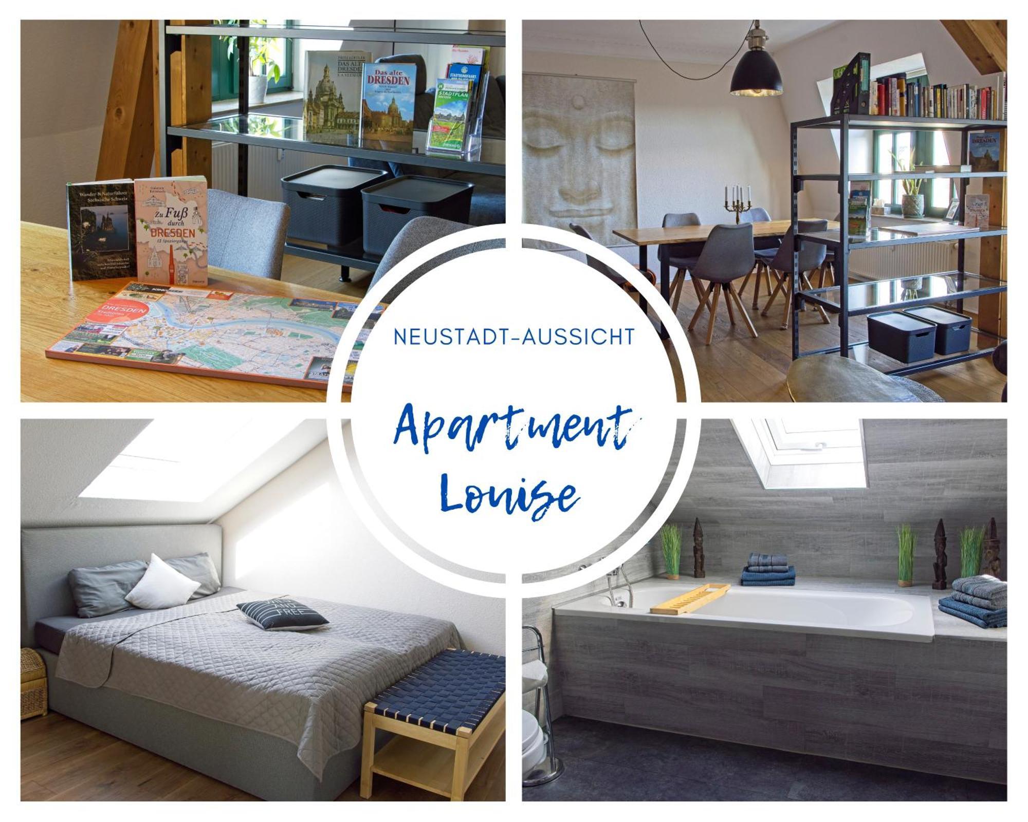 Neustadt-Aussicht - Grosse Wohnung Mit Balkon Dresden Luaran gambar
